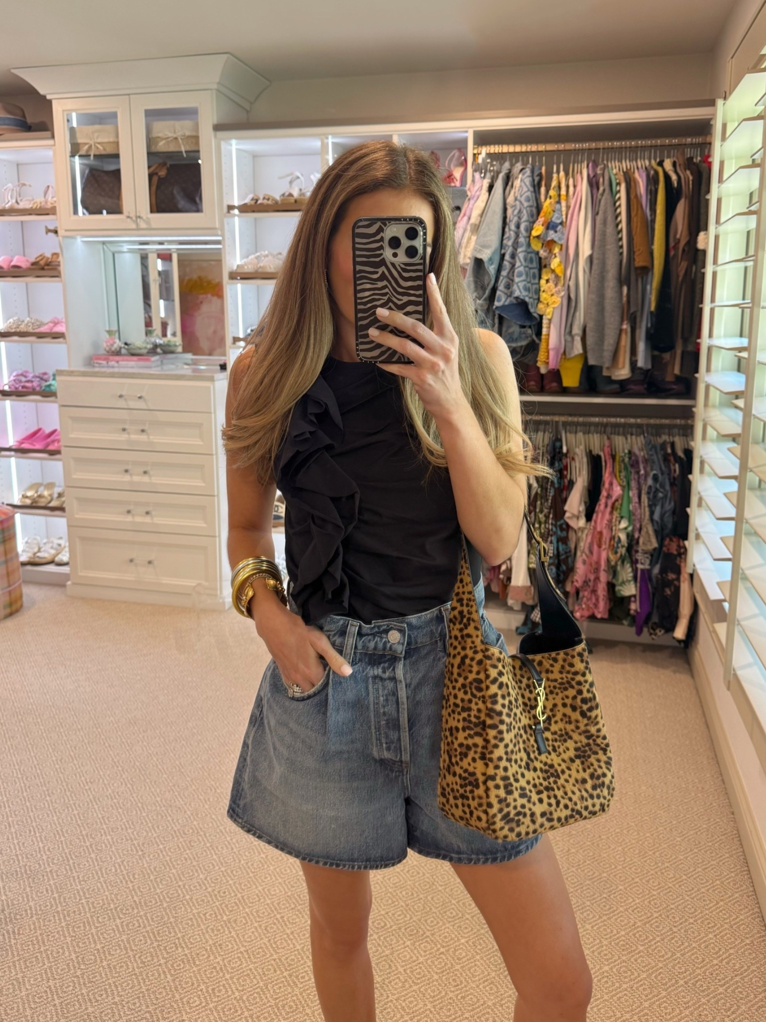 24 in shorts from Saint Bernard. 25 in pair from Shopbop.
