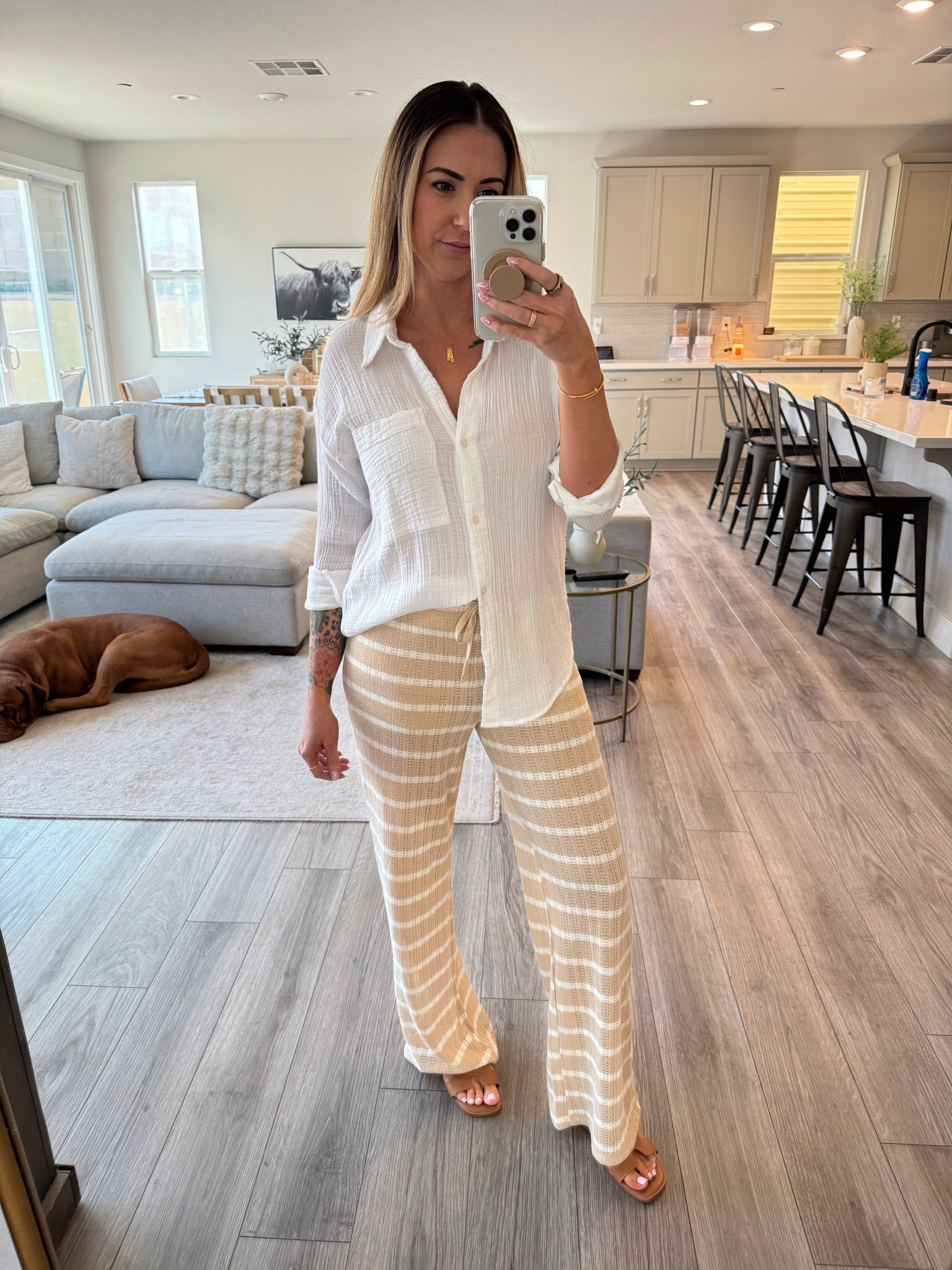 My top is a few years old but I linked a similar option! 

#LTKgrwm #LTKmomlife #LTKootd