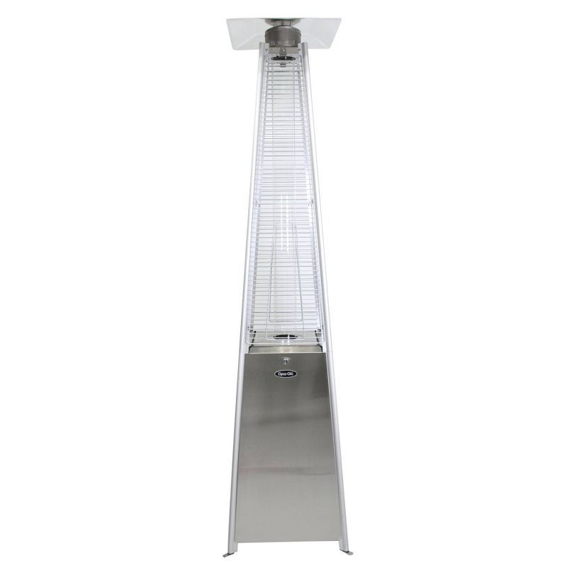 Pyramid Flame Patio Heater Stainless Steel - Dyna-Glo | Target