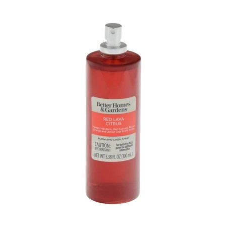 Better Homes and Gardens Red Lava and Citrus Scented Room and Linen Spray 3.38 Fl Oz (100mL). | Walmart (US)