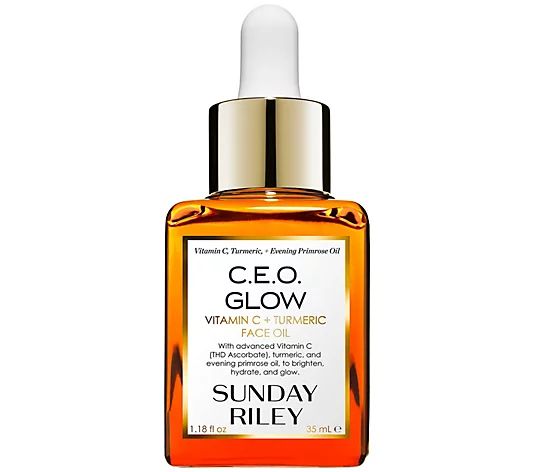 Sunday Riley C.E.O. Glow Vitamin C + Turmeric Face Oil, 1.18 - QVC.com | QVC