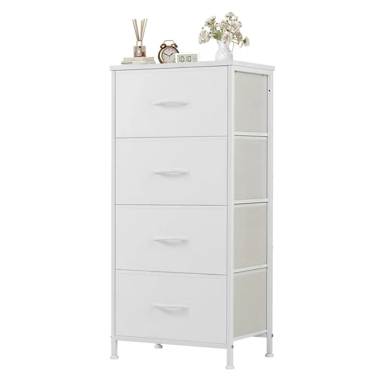 CONCETTA 4-Drawer Fabric Dresser Storage Chest for Bedroom, Closet, Storage Furniture for Adults,... | Walmart (US)