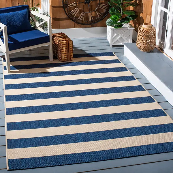 SAFAVIEH Courtyard Apolonija Indoor/ Outdoor Waterproof Backyard Patio Rug - Bed Bath & Beyond - ... | Bed Bath & Beyond