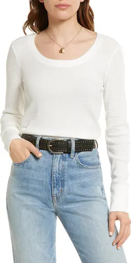 Long Sleeve Thermal Knit Top | Nordstrom
