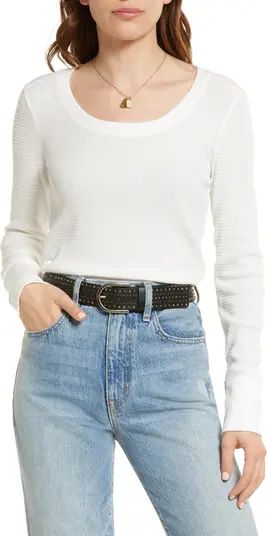 Long Sleeve Thermal Knit Top | Nordstrom