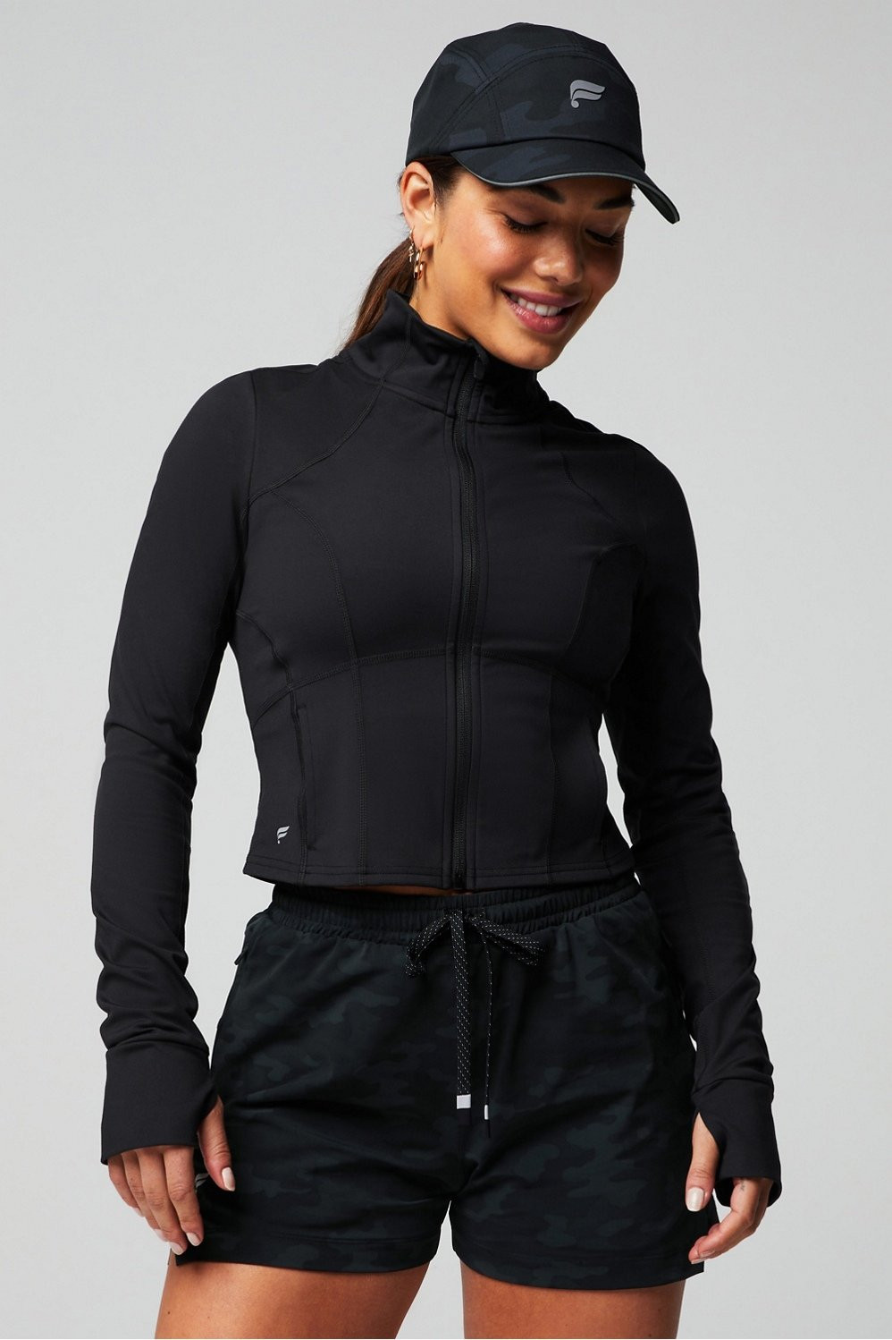 Perfect Storm Cropped Train Jacket | Fabletics