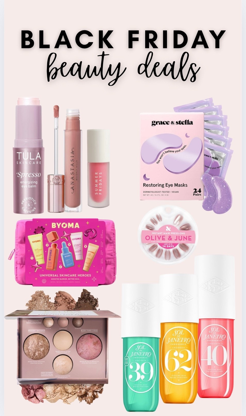 Rounding up some of my favorite beauty, skincare and makeup essentials that are major Black Friday demand the sales and deals are amazing - almost everything is half off! This Laura Geller palette is amazing because it’s full face and all of your eyeshadow essentials. Shop the haul for you, stocking stuffers and gifts! Perfect for holidays. 

- Black Friday sales 
- Amazon finds 
- beauty haul
- sale alert
- eye patches 
- skincare 

#LTKSaleAlert #LTKCyberWeek #LTKHoliday