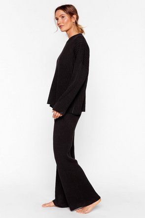 Take Knit Off Jumper and Trousers Lounge Set | NastyGal (UK, IE)