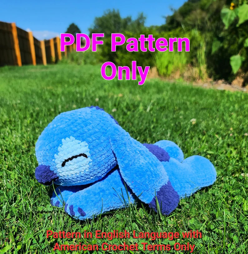 Stitch Crochet Pattern Amigurumi Lilo Stuffed Animal Plushie No Felt No Paint - Etsy | Etsy (US)