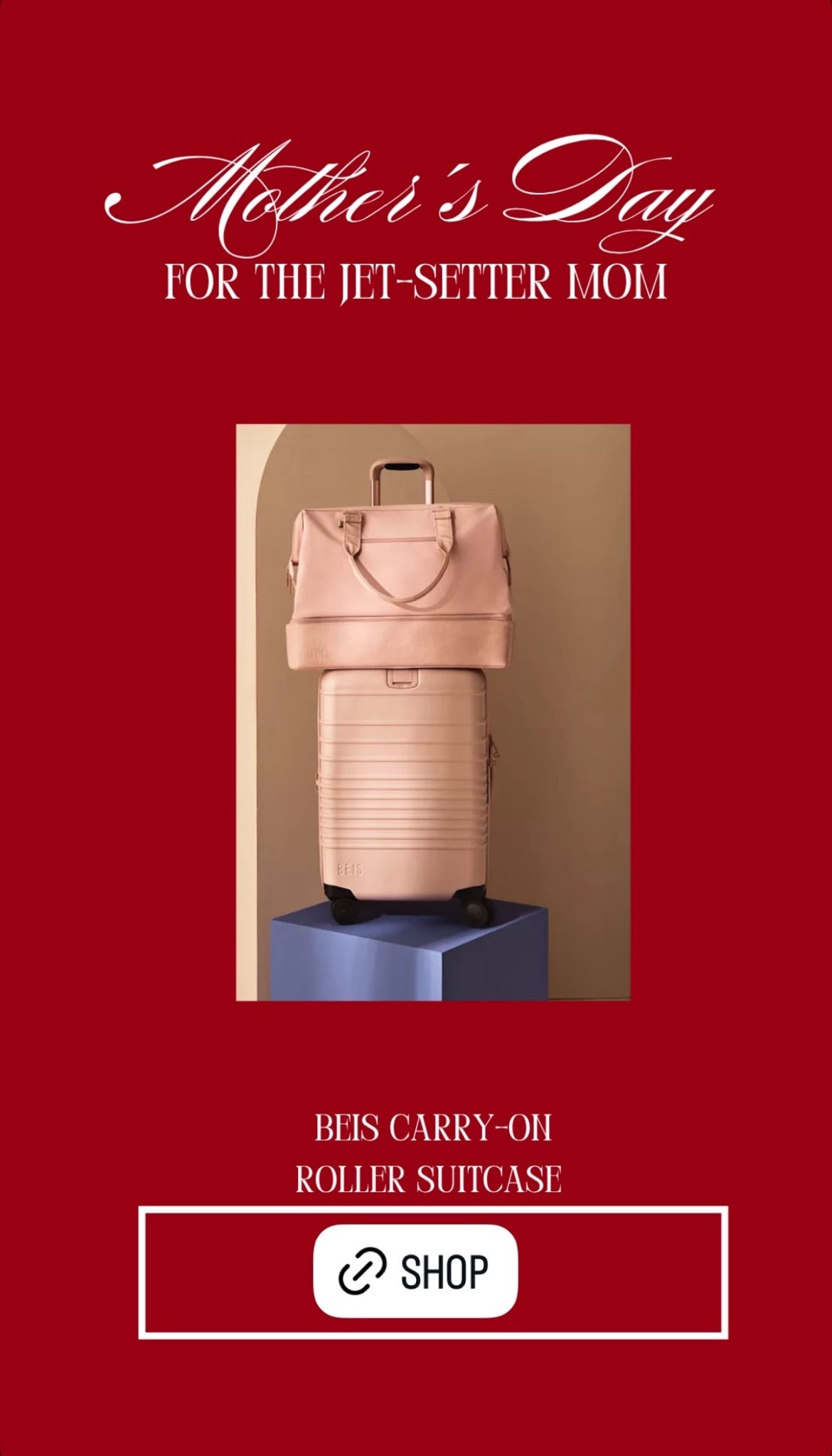 Mother’s Day — For the Jet-Setter 

@beistravel Carry-on Roller Suitcase

#LTKMothersDay #LTKTravel