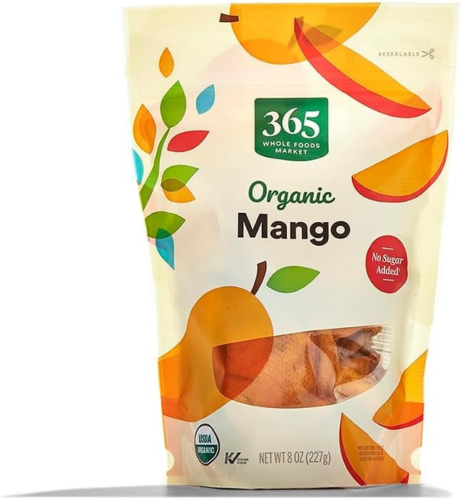 365 by Whole Foods Market, Organic Dried Mango, 8 Ounce | Amazon (US)