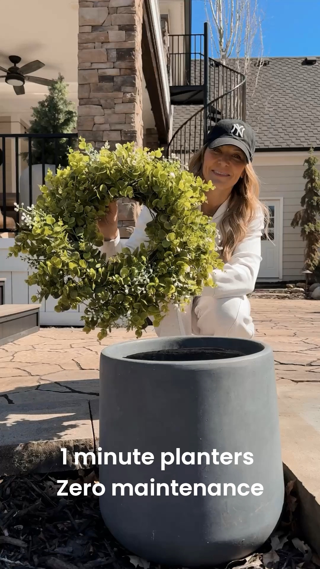 Zero maintenance  - 1 Minute planters that will last all year! ￼

#LTKHome #LTKSeasonal #LTKSaleAlert