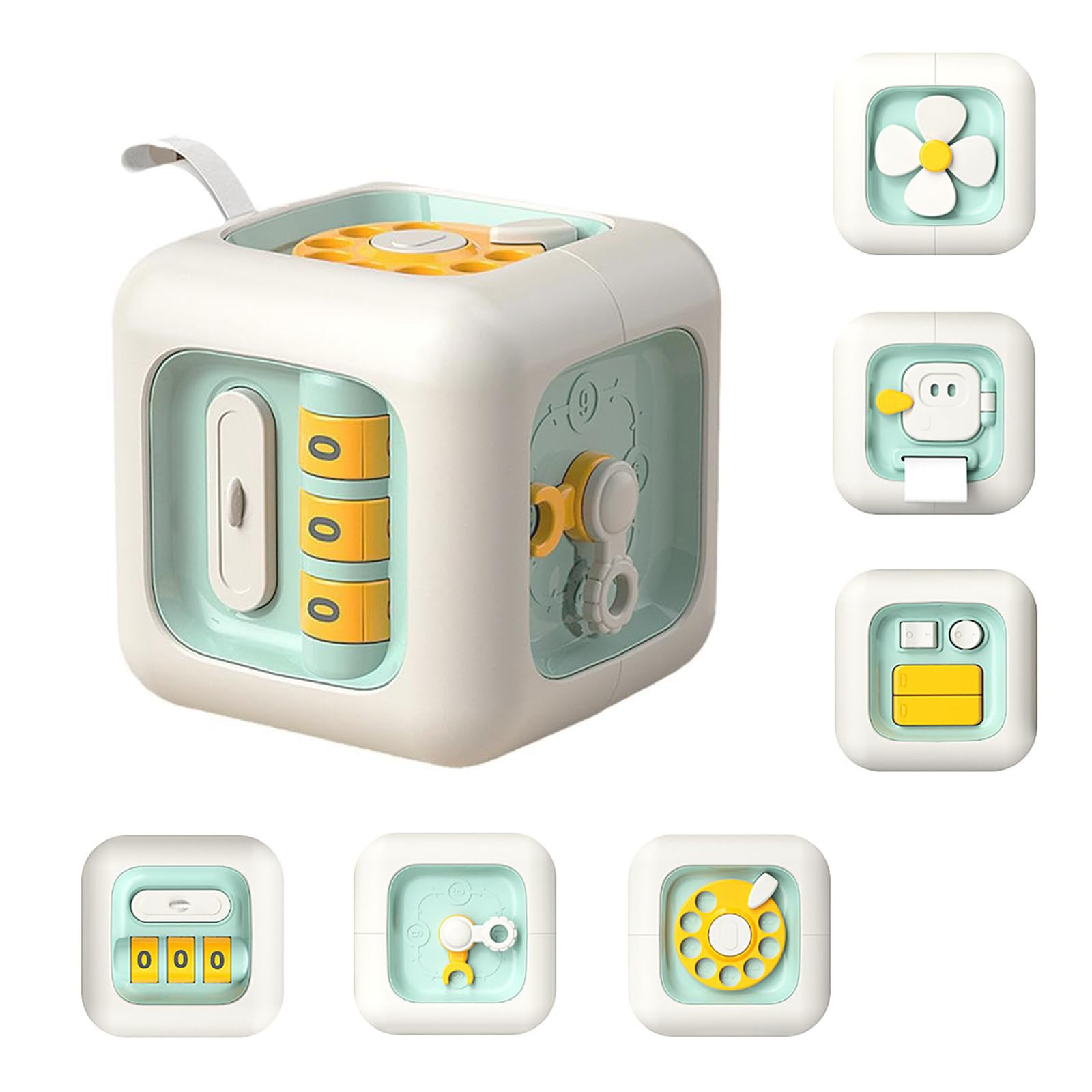 JACKEYLOVE Montessori Busy Cube Sensory Activity Board Car Travel Activities Fine Motor Toy for K... | Amazon (CA)