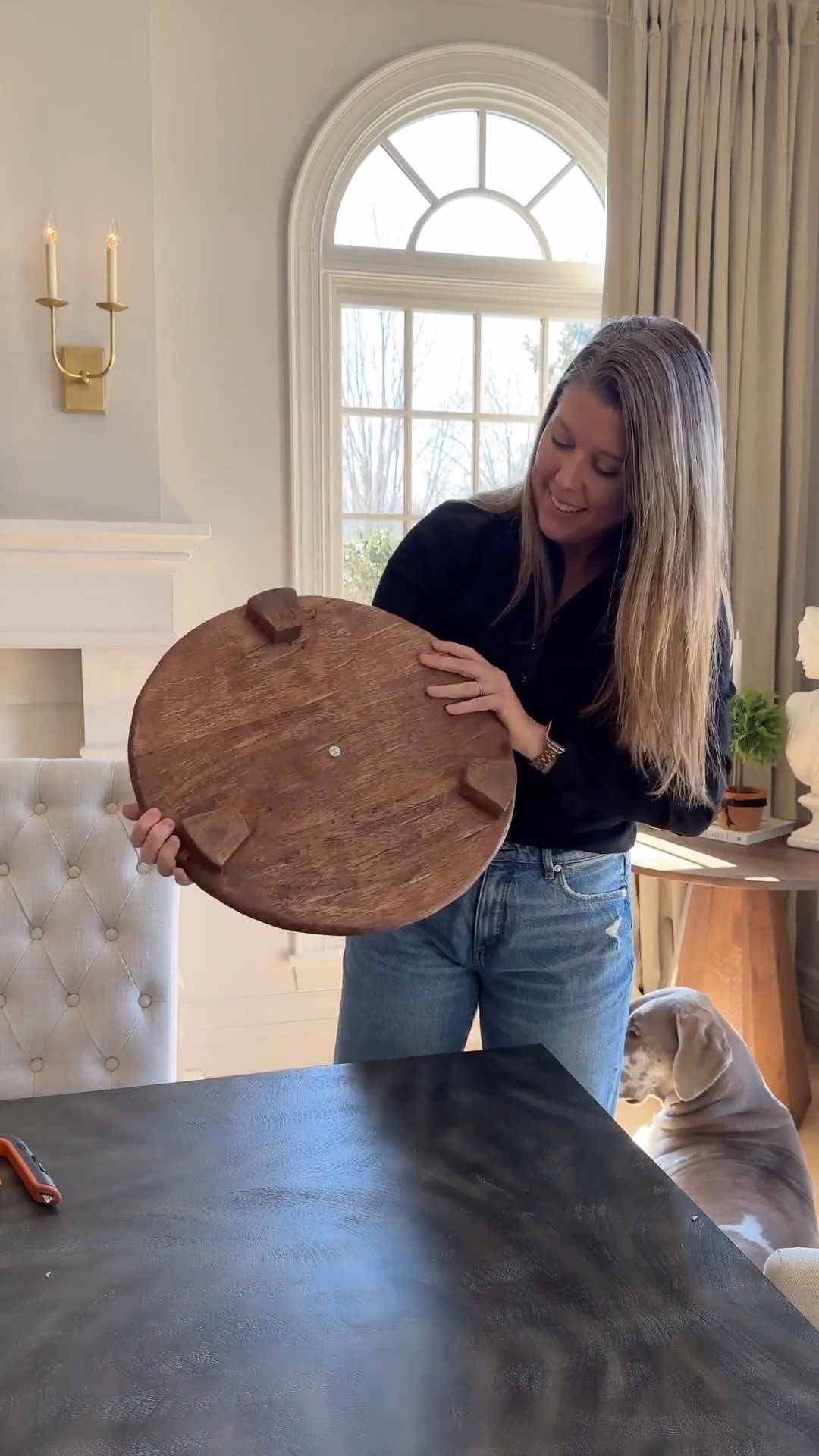 Prettiest large round wooden pedestal from McGee & co! #LTKStyleTip #LTKWatchNow



#LTKHome #LTKSeasonal