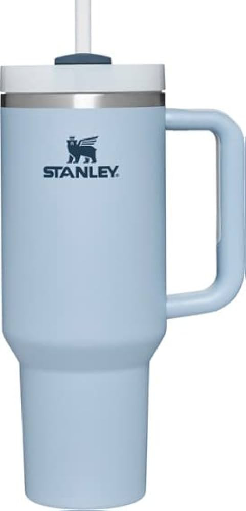 STANLEY 30 oz Quencher Chambray/Blue with Straw - H2.0 Flowstate Tumbler | Amazon (US)
