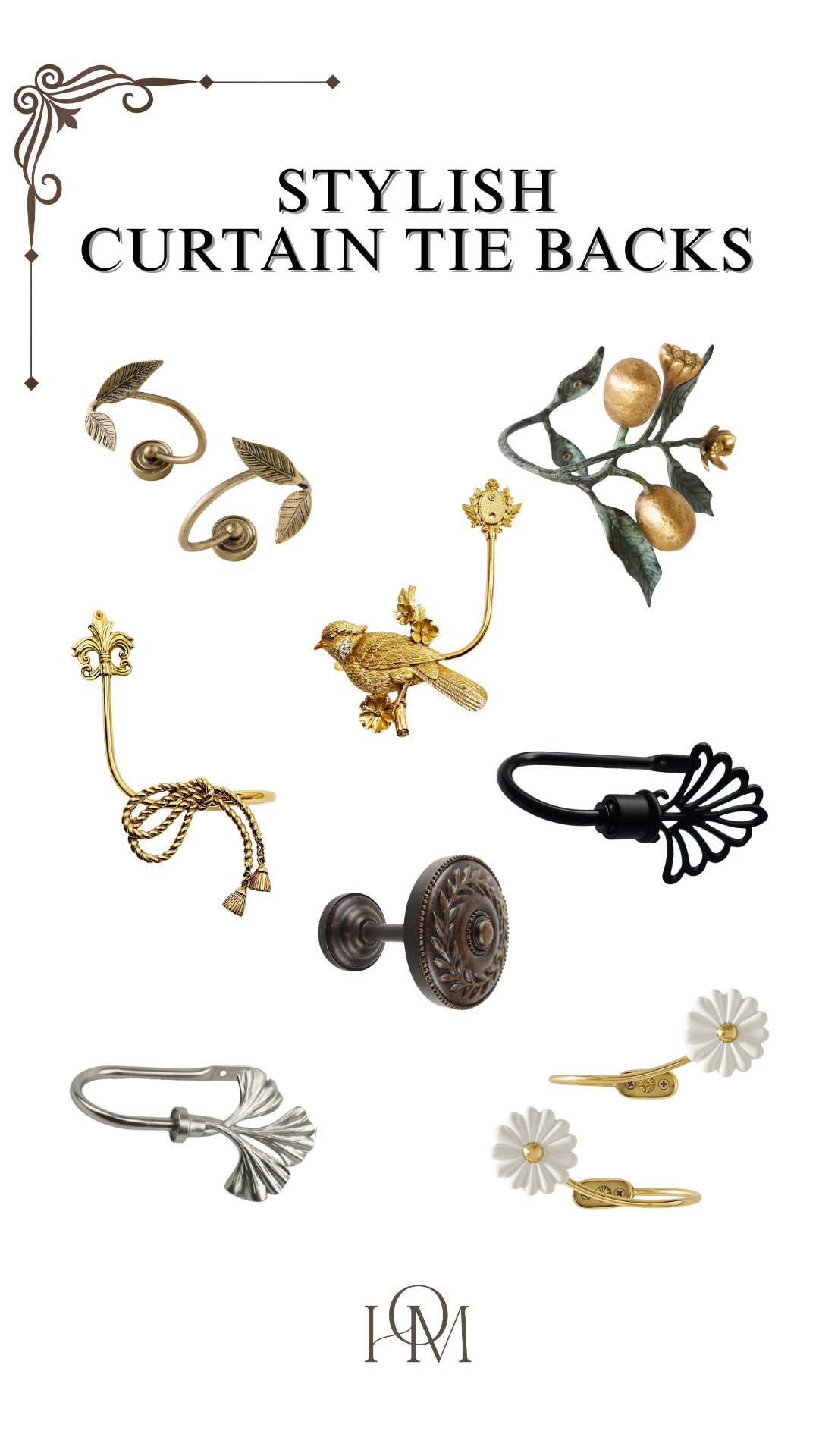 Add a touch of elegance to your home with these stunning curtain tiebacks! 

 #LTKSeasonal #LTKHome #LTKSaleAlert