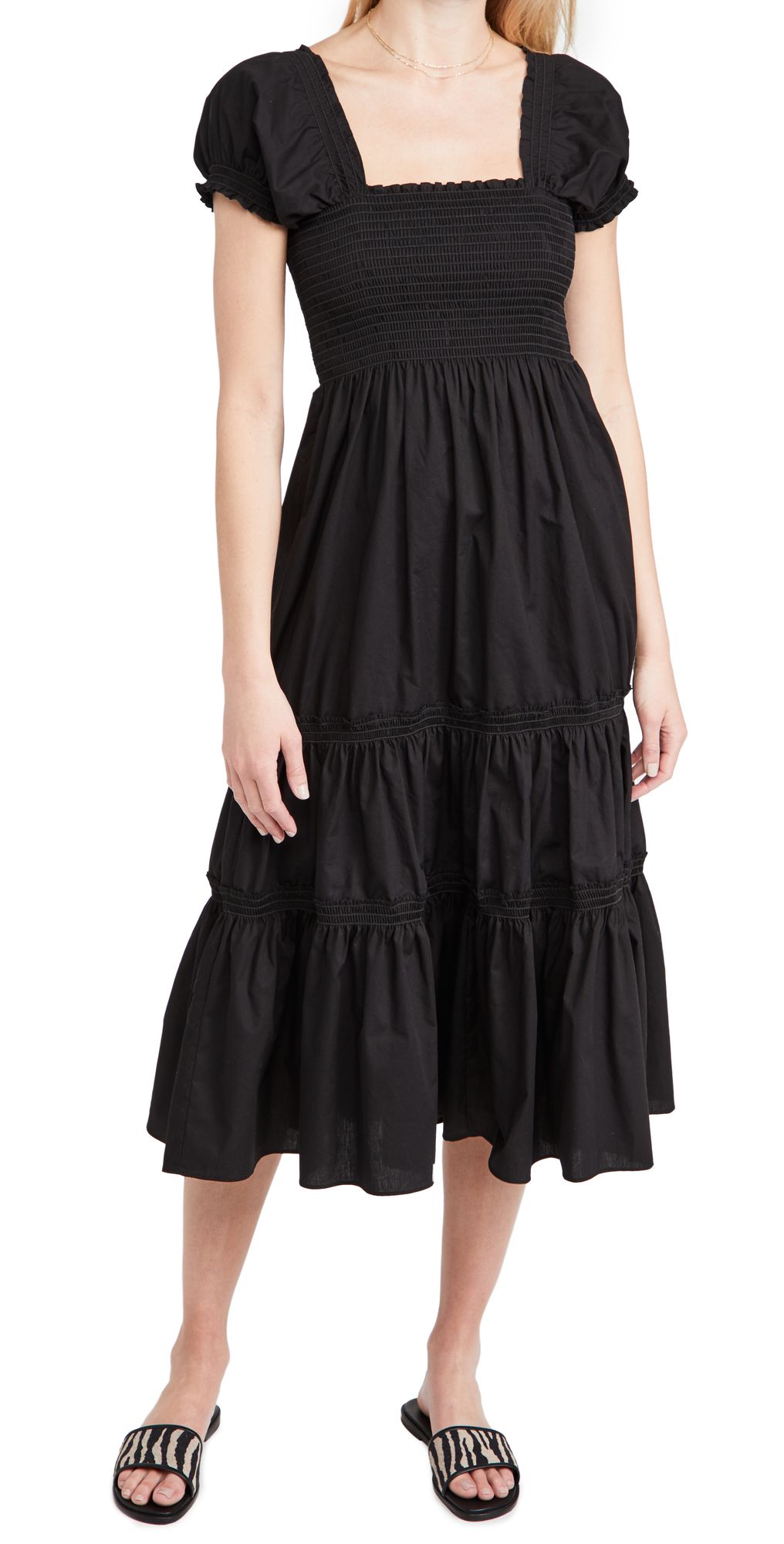 Square Neck Smocked Maxi Dress | Shopbop