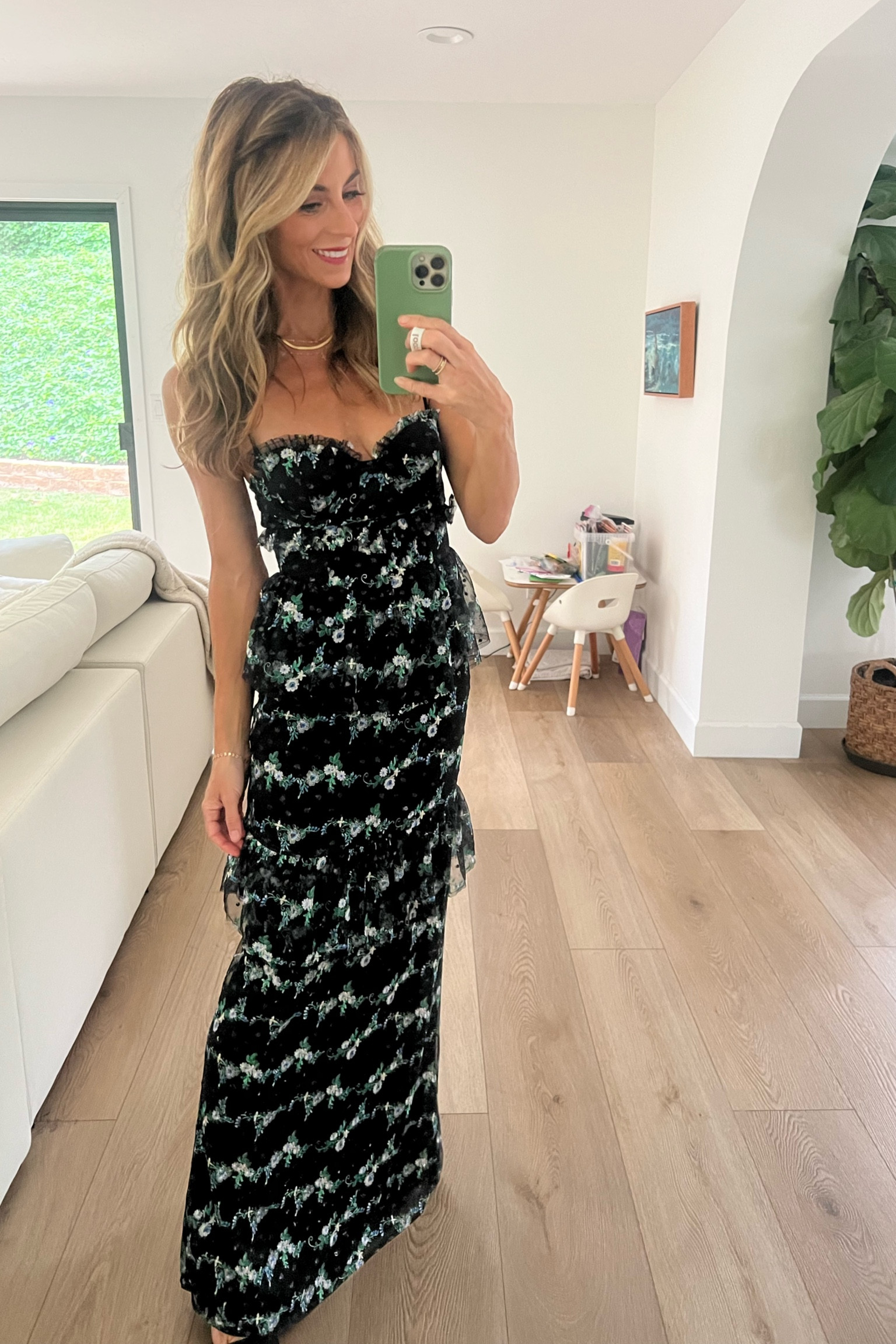 I’m IN LOVE with this dress… or maybe it’s more of a gown. But the perfect wedding guest dress or event dress. It’s gorgeous, Lacey, embroidered. It was a big splurge for me from Revolve, but I’m hoping I’ll get to wear it a few times! Im 5’5” wearing XS with tall block heels. 

#LTKRevolve 

#LTKHoliday #LTKwedding #LTKSeasonal