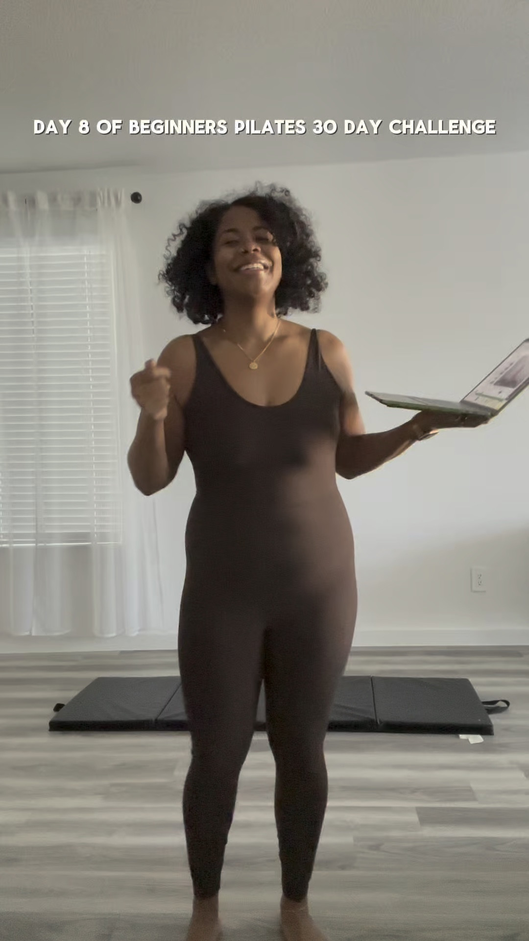 Pilates day 8 outfit and mat  

#LTKFitness #LTKActive