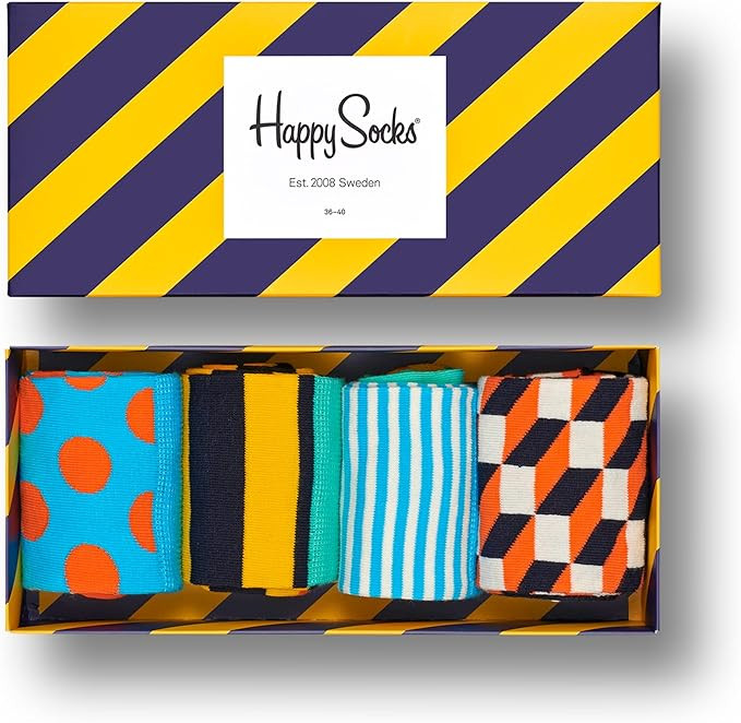 Happy Socks mens Unisex Adult Socks | Amazon (US)