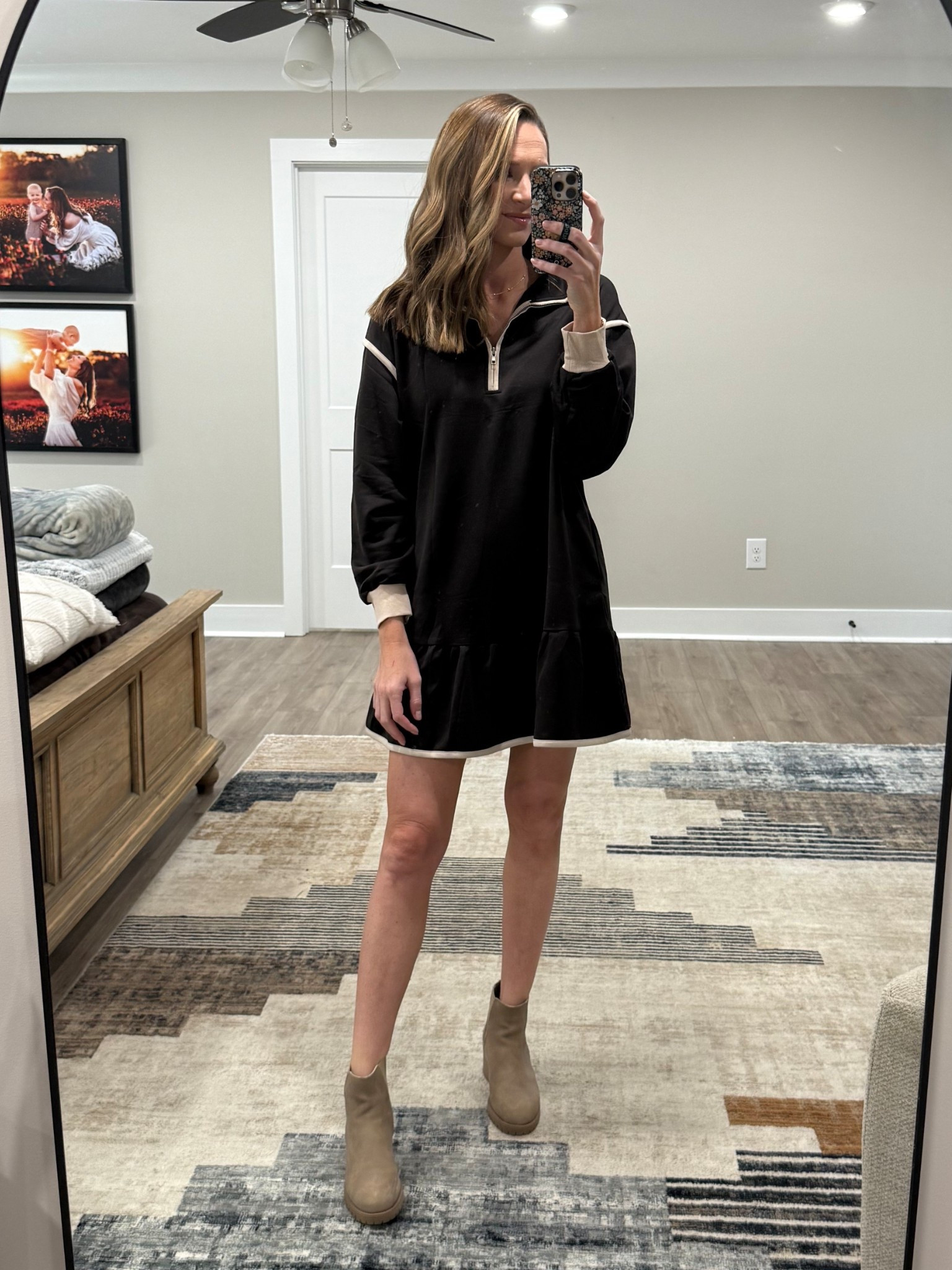 10/10 recommend this sweatshirt dress!!! It’s comfy, and so cute on!! 🤎 

#LTKFindsUnder50 #LTKootd #LTKWorkwear