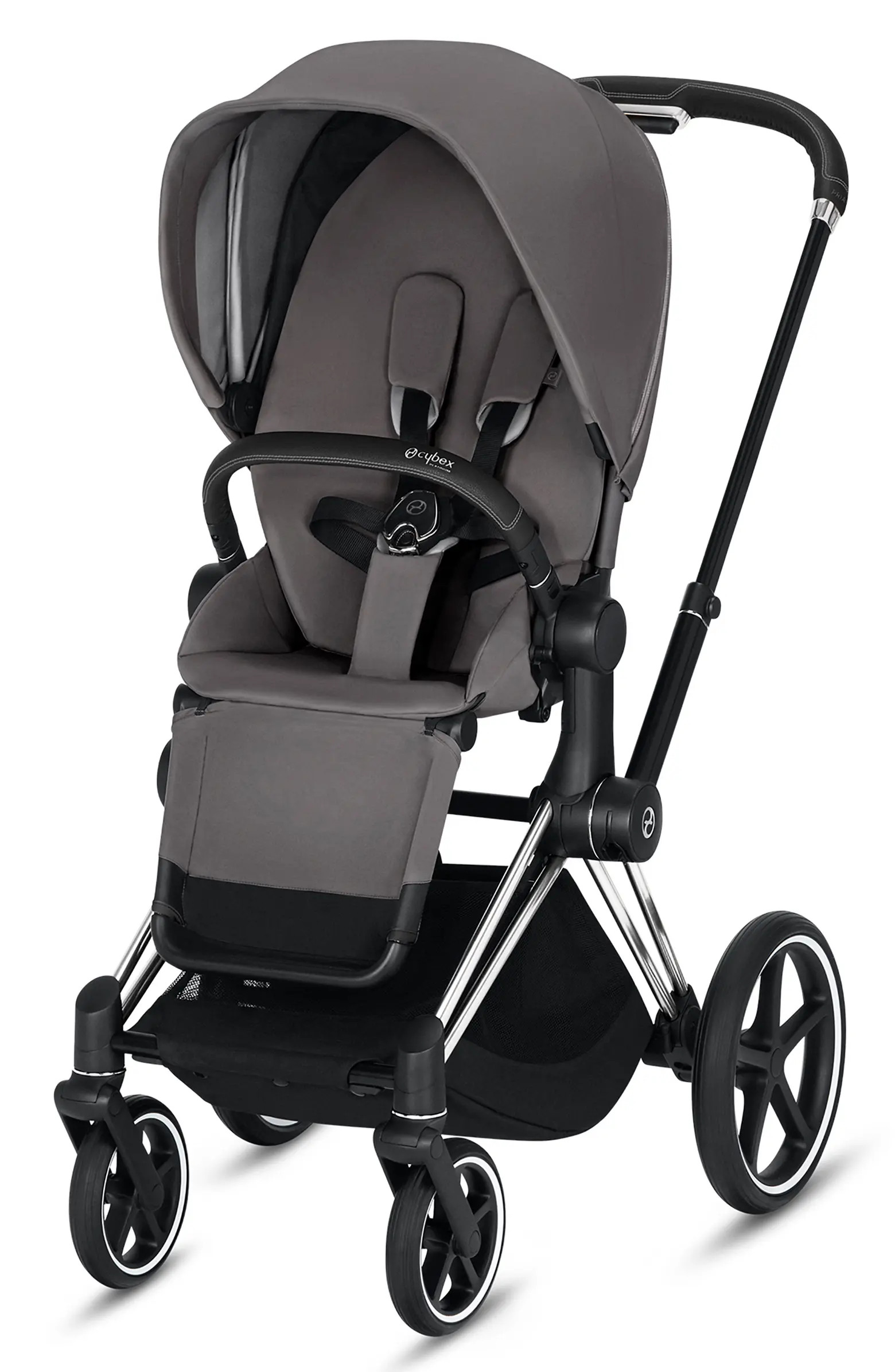 e-Priam Chrome Electronic Stroller with All Terrain Wheels | Nordstrom