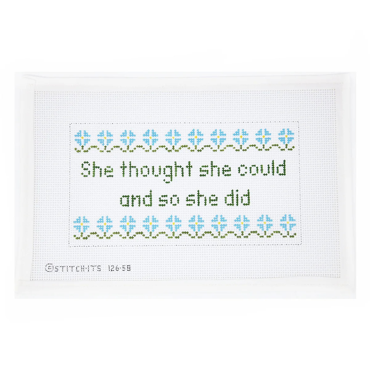 She Thought She Could | Greystone Needlepoint