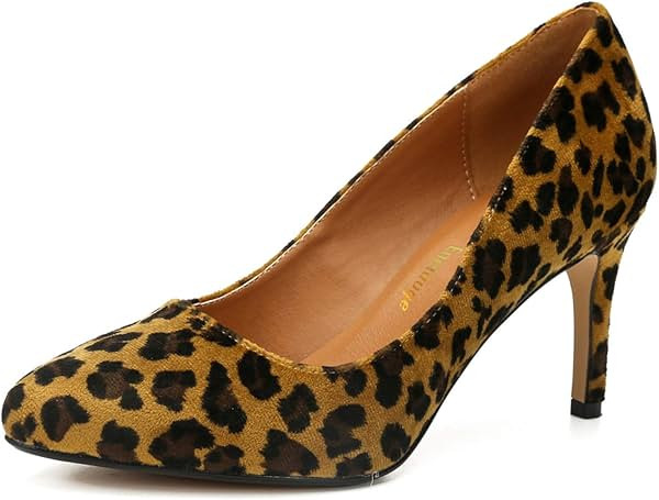 Enelauge Women's Men's Classic Stiletto Pointy Toe High Heel Wedding Dress Pumps | Amazon (US)