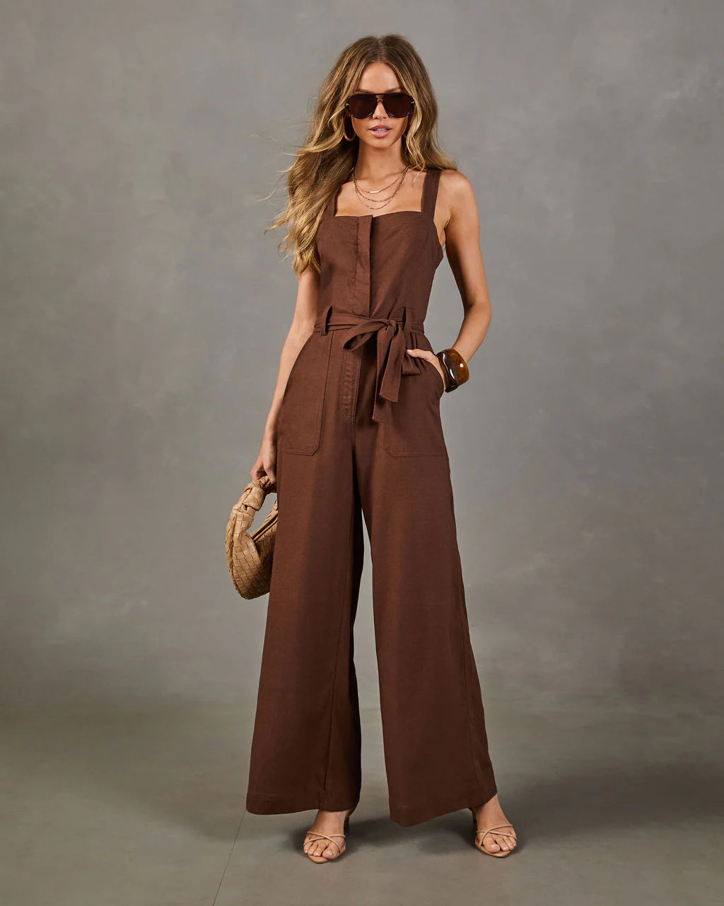 Ravine Wrap Tie Jumpsuit | VICI