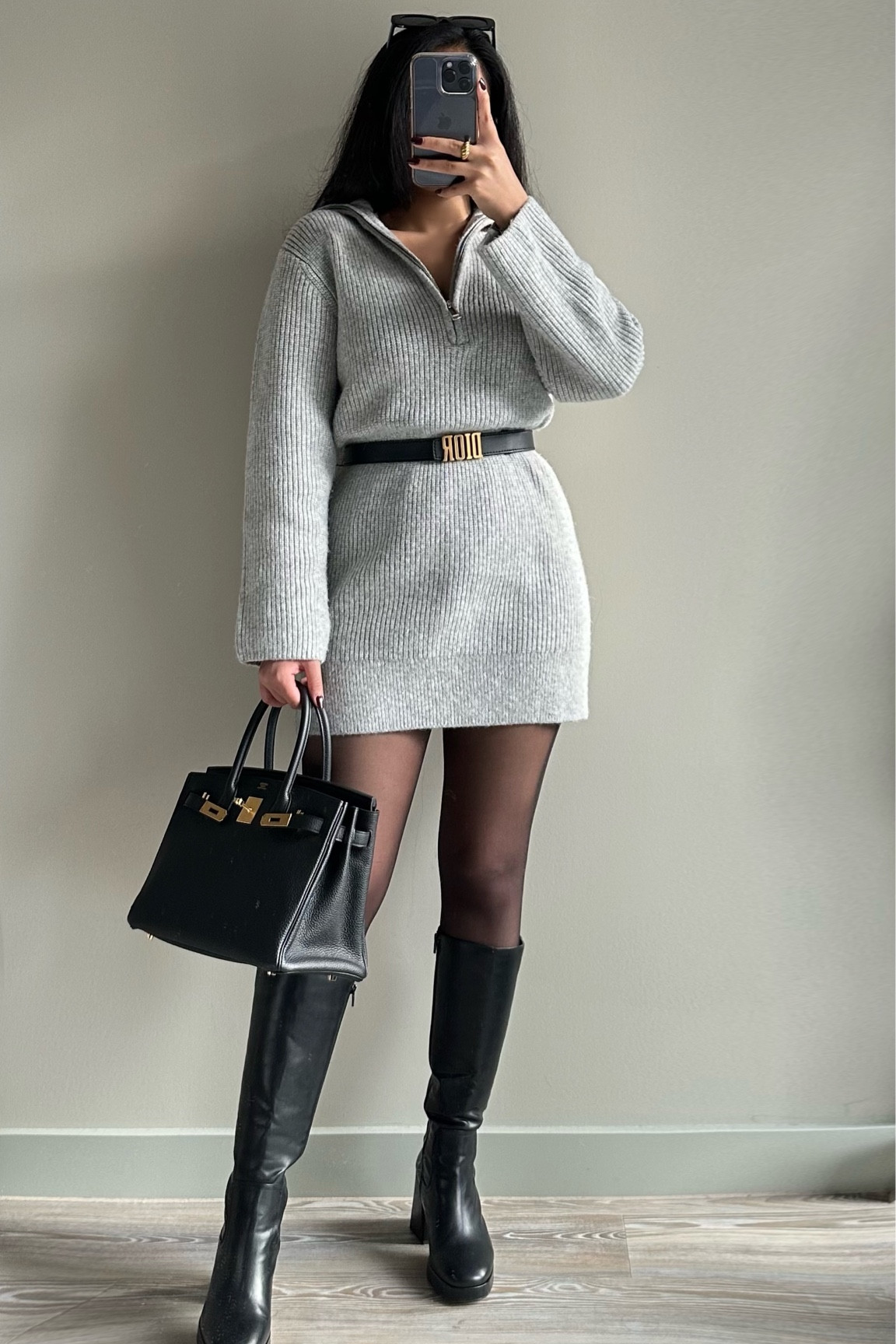 Cosy fall outfit 🤍 Wearing size XS in the dress! 

#LTKstyletip #LTKsalealert #LTKHoliday
