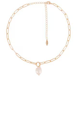 Pearl Pendant Necklace in Gold | Revolve Clothing (Global)