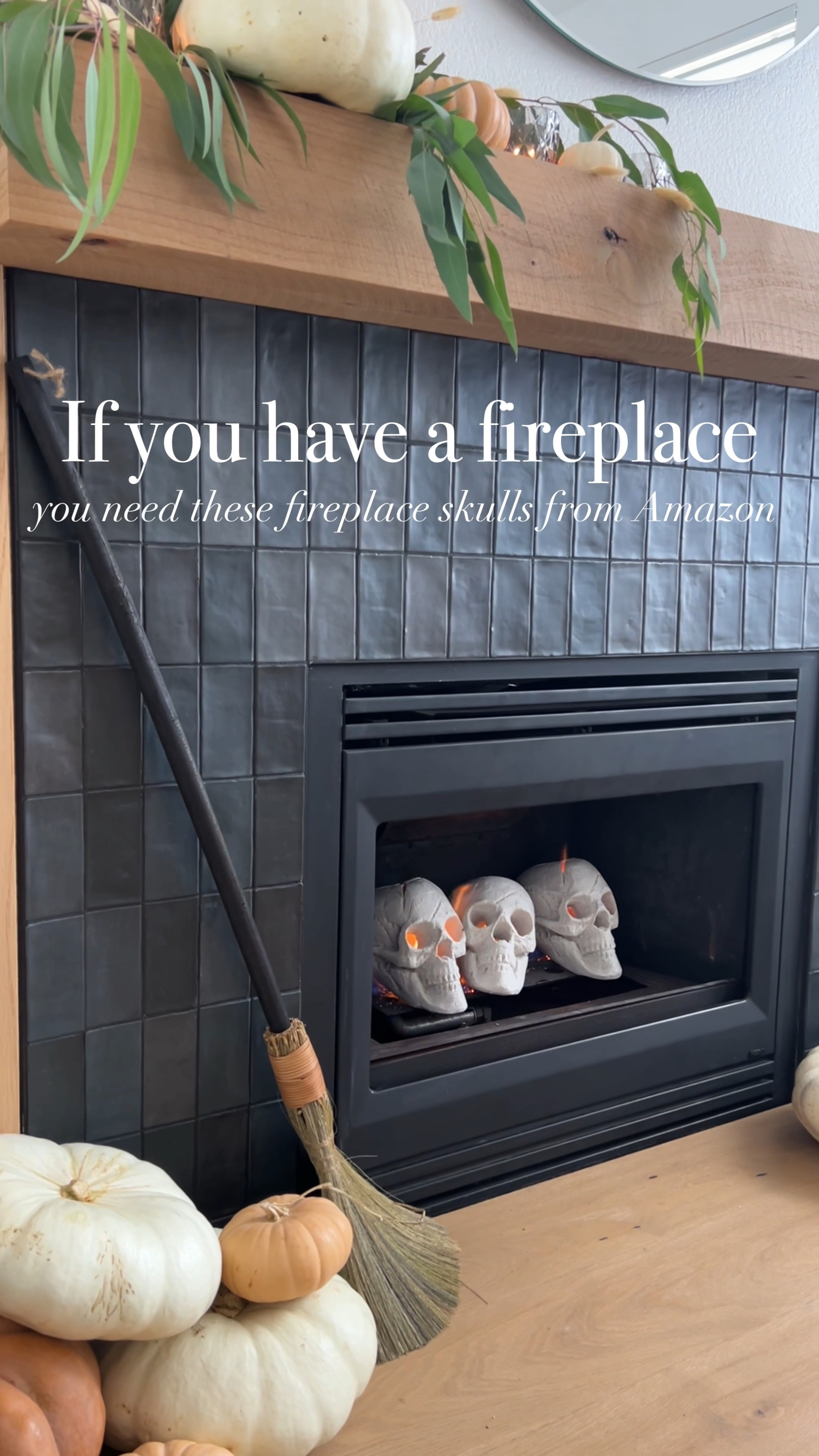 This is a must have item for bringing fall decor and Halloween style to your home. We got these on Amazon and are super impressed with the quality. The size is perfect, the color is not too white so it looks natural, and there are cracks throughout so the flames can come through! They create such a fun spooky vibe for your fireplace or even outdoor firepit!  #LTKHalloween

Halloween 2024
Halloween decor
Fall 2024
Fall decor 

#LTKStyleTip #LTKSeasonal #LTKHome