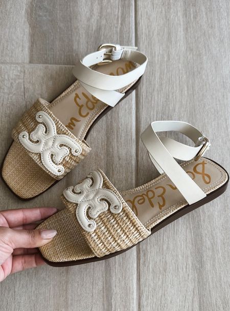 The prettiest Sam Edelman sandals 🥰😍 they’re giving Celine vibes for way less 🤍

#sandals #shoes #summershoes #resortwear #raffia #raffiashoes #lookforless #savevssplurge #summersandals 

#LTKShoeCrush #LTKStyleTip #LTKFindsUnder100
