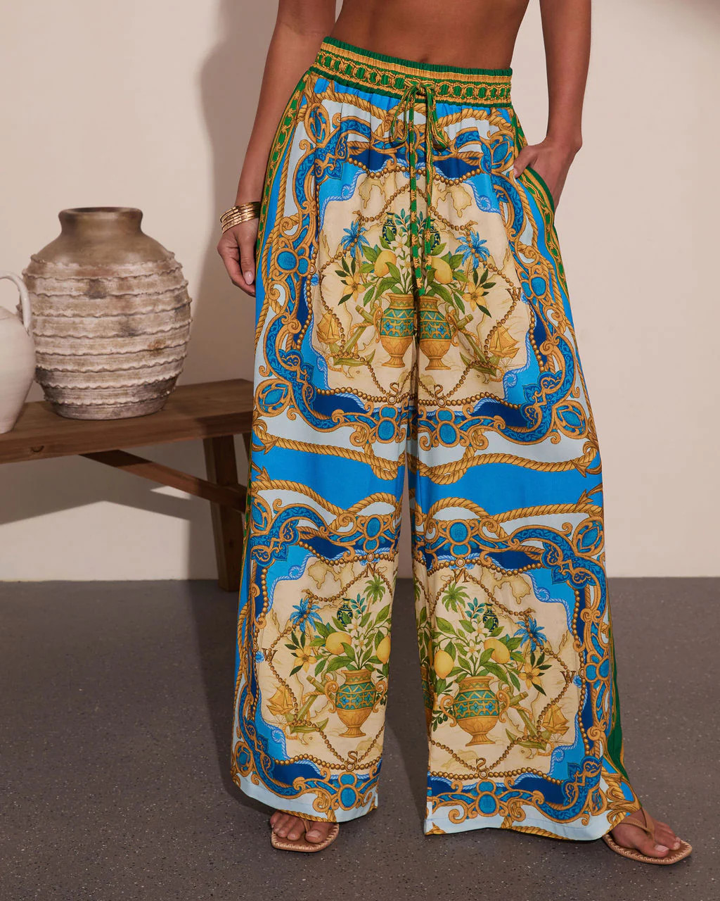 Coastal Dreamer Novelty Wide Leg Pants | VICI