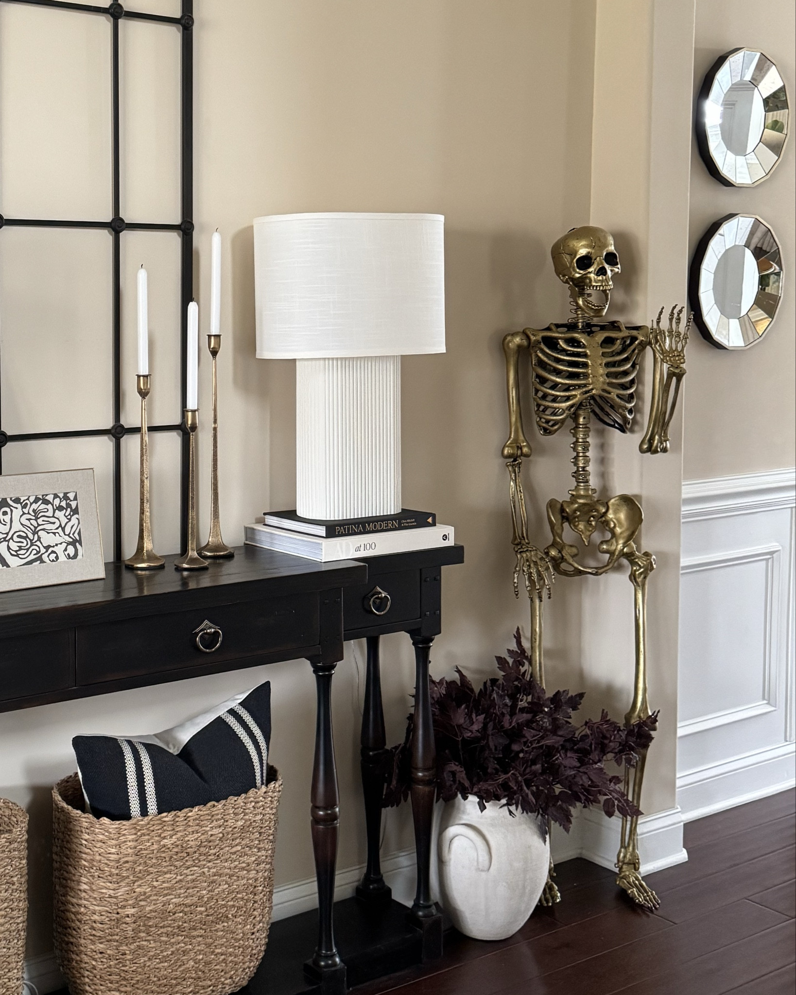 You too can have a “Goldie” skeleton friend hanging around for the spooky season! 
Adds ghoulish glam to any space 💀✨

#LTKFallSale #LTKSeasonal #LTKHome
