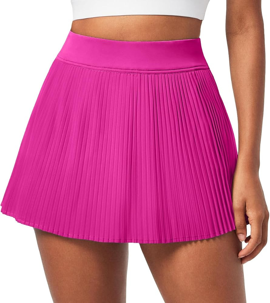 IUGA Pleated Tennis Skirt High Waisted Golf Skirts for Women Athletic Skorts A-Line Skirt with Sh... | Amazon (US)