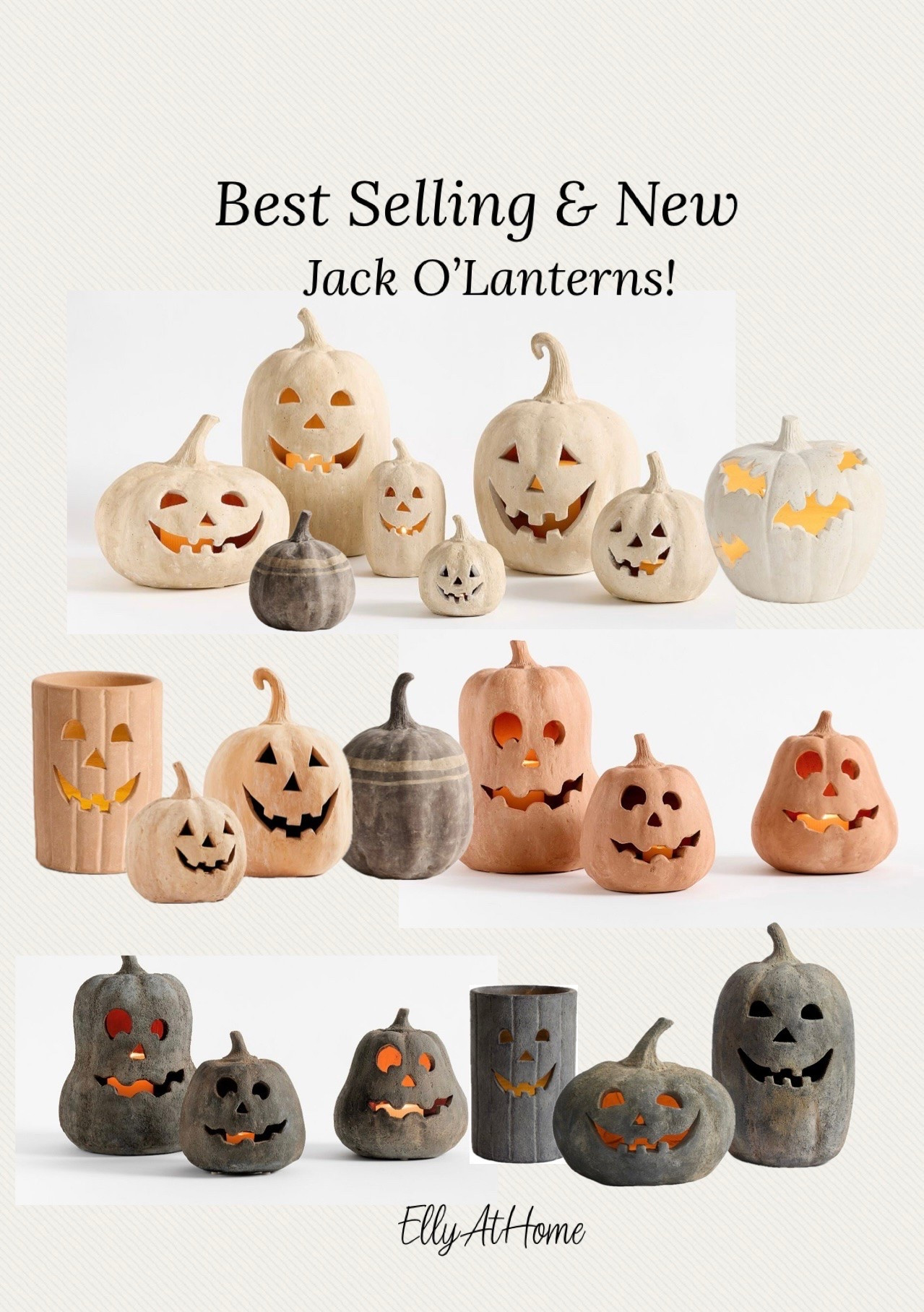 Best selling terracotta Jack O’Lanterns and new styles this Halloween season! Shop in all the favorite colors and new glossy green, and candles!

#LTKHome #LTKSeasonal