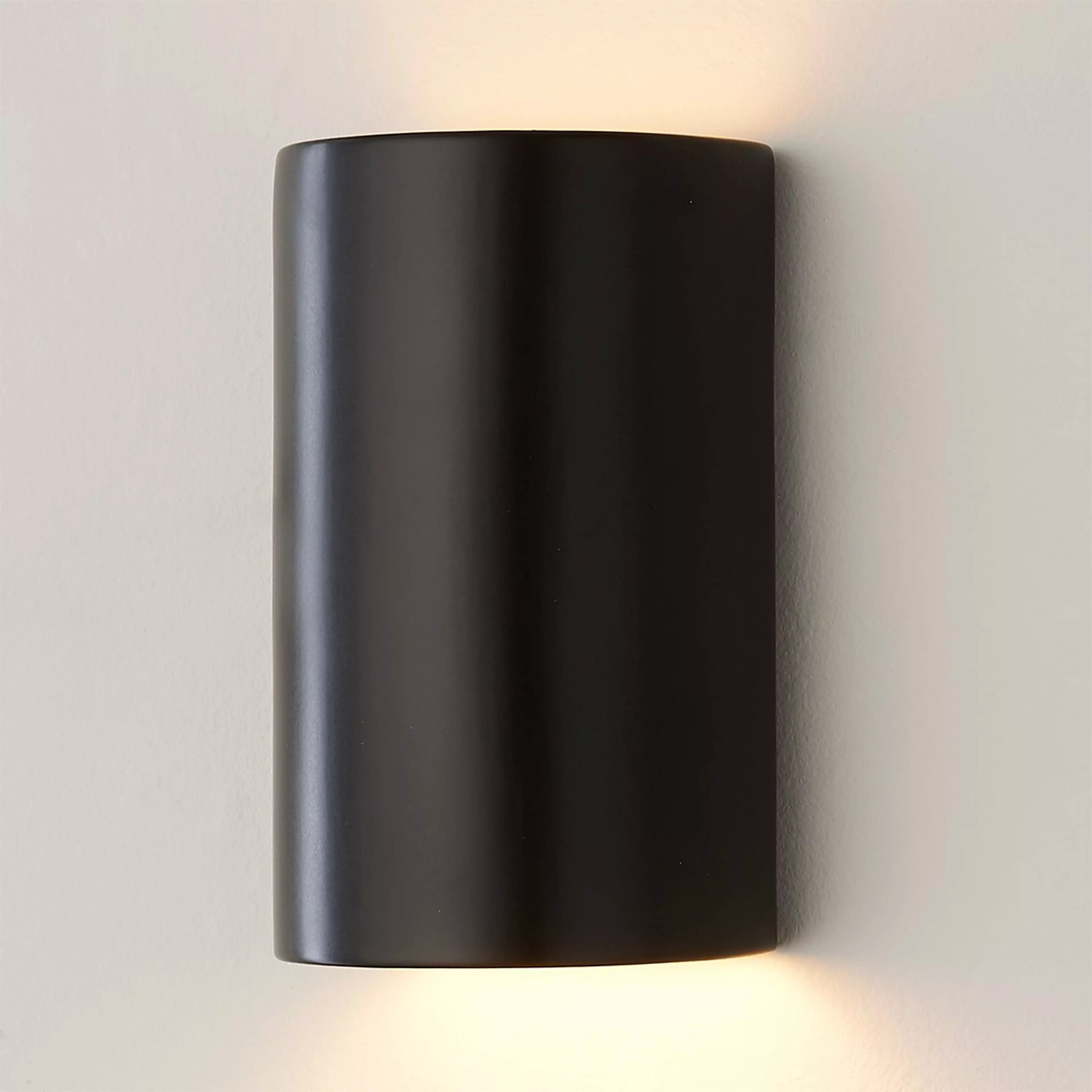 Ceramic Cylinder Sconce - Small - Matte | Shades of Light