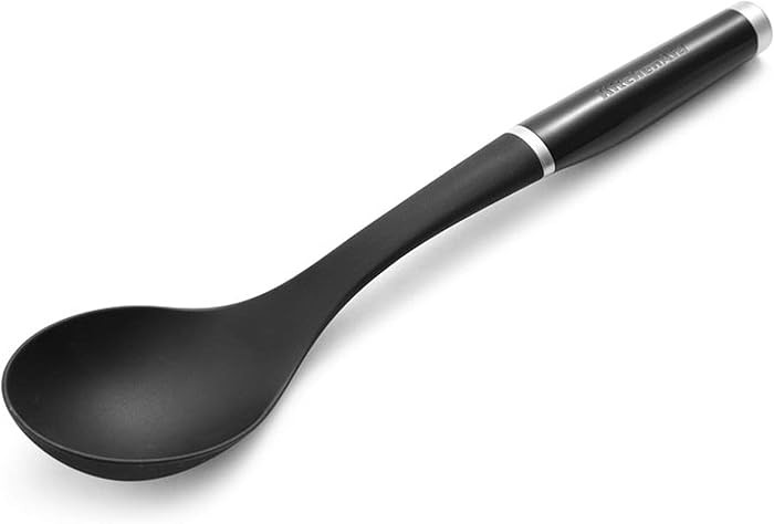 KitchenAid KE003OHOBA Classic Basting Spoon, One Size, Black | Amazon (US)