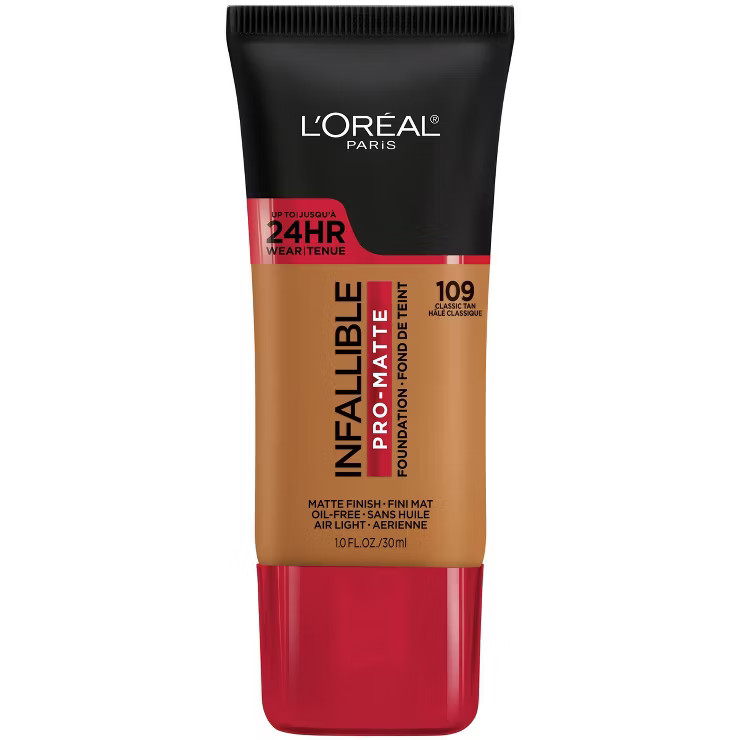 L'Oreal Paris Infallible Pro-Matte Foundation Normal/Oily Skin - 1 fl oz | Target