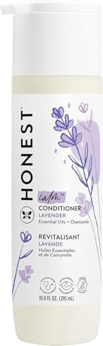 The Honest Company Silicone-Free Conditioner | Gentle for Baby | Naturally Derived, Tear-free, Hypoallergenic | Lavender Calm, 10 fl oz | Amazon (US)