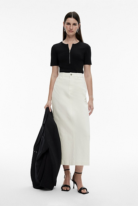 Denim Maxi Skirt | Witchery (AU)