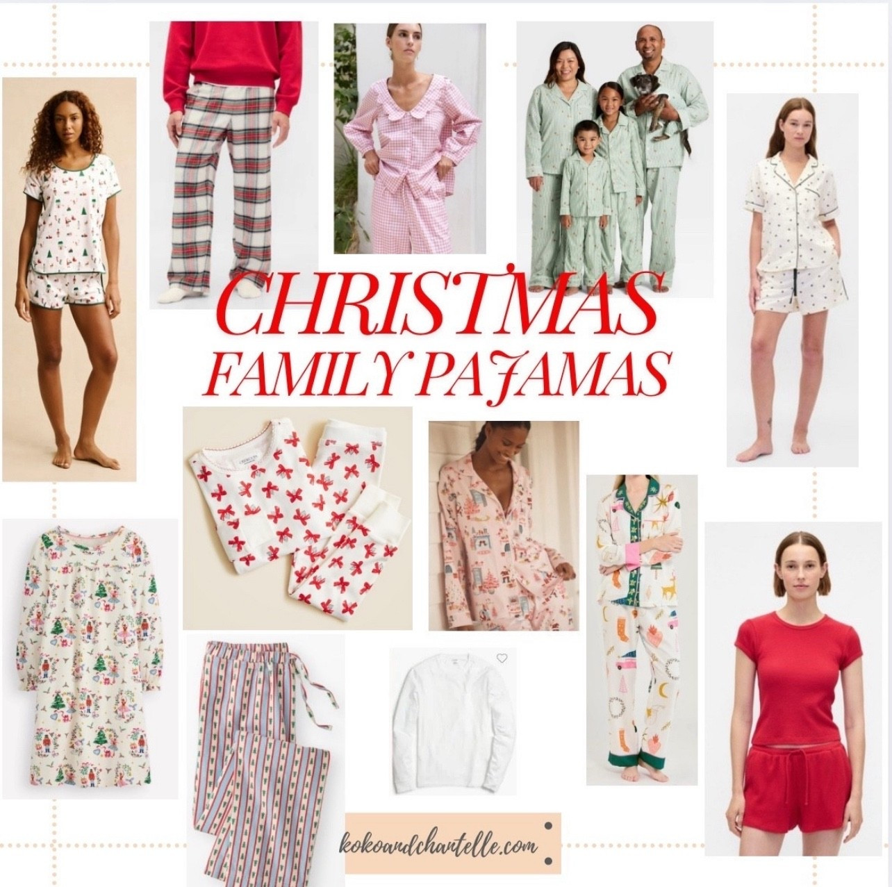 Christmas family pajamas 

#LTKHoliday #LTKKids #LTKGiftGuide