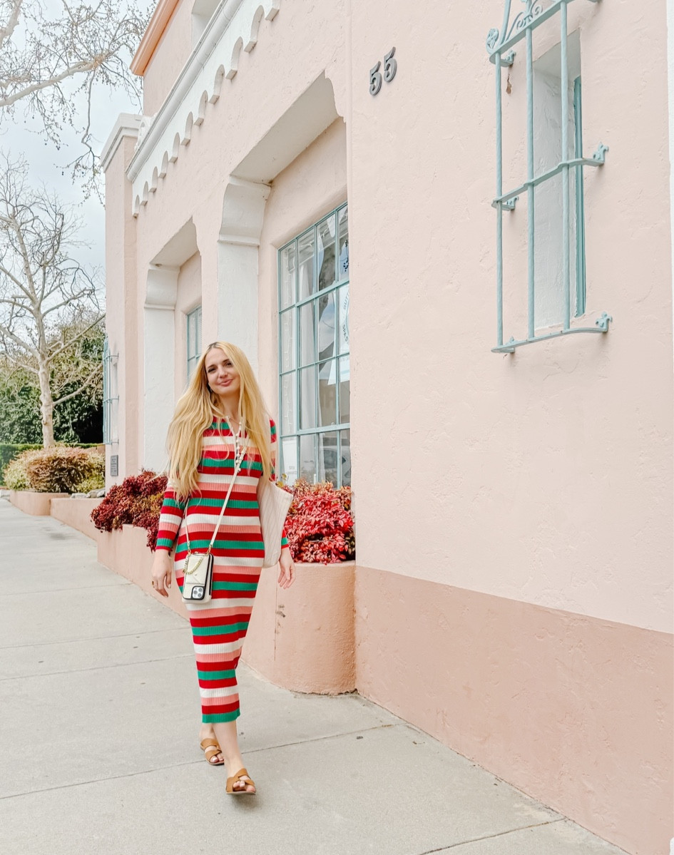 Spring Dress with Stripes 🍓 
Red pink green white 
Sézane size small 

#LTKFestival #LTKmidsize #LTKstyletip