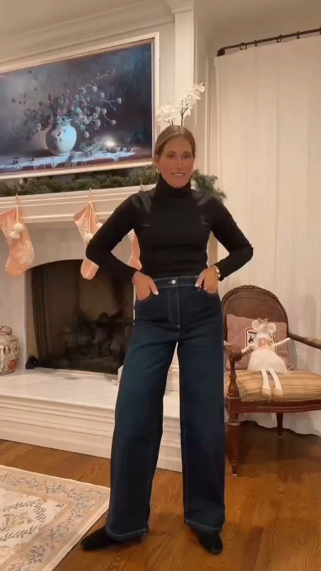 Quality jeans for only $27 from Walmart, and I am truly impressed. I love the fit and the overall look, plus they come in several different washes to choose from. Honestly, they look so similar to my $198 pair, it is hard to tell the difference. For reference, I am wearing a size 10.

#LTKSeasonal #LTKFindsUnder100 #LTKOver40