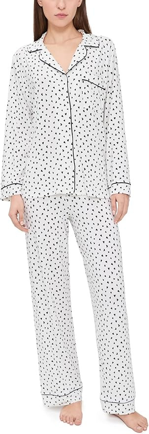 Eberjey Women's Gisele Printed Long PJ Set | Amazon (US)