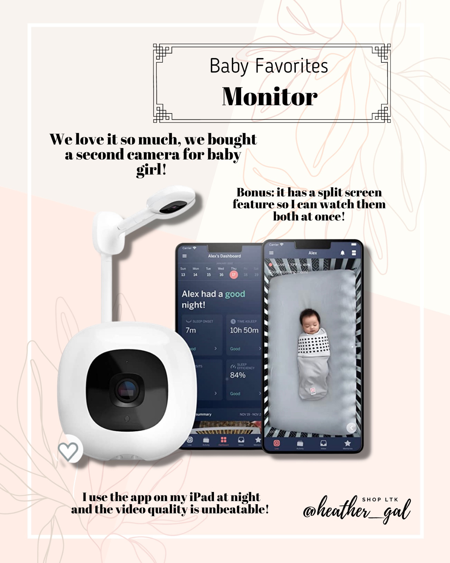 Best baby monitor, baby favorites, favorite baby products, baby must haves, newborn must haves, baby splurge items 

#LTKbaby #LTKbump #LTKfamily