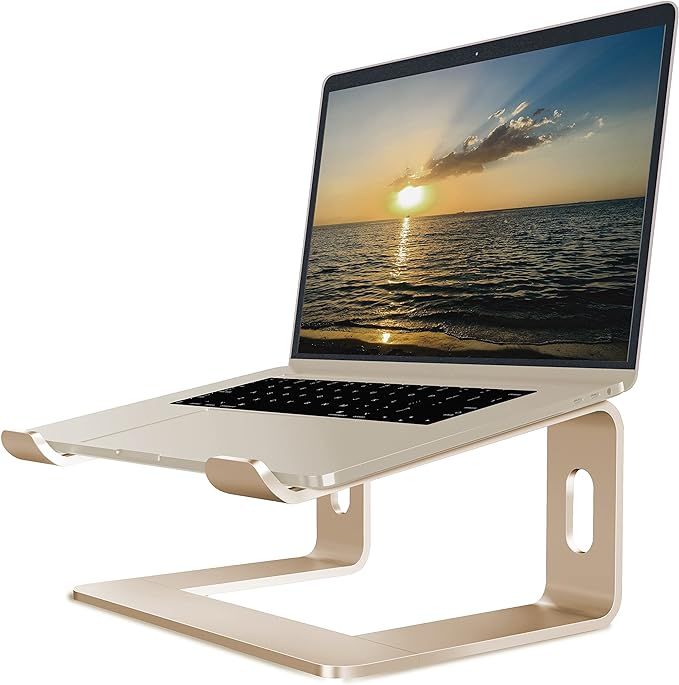 Amazon.com: Soundance Laptop Stand, Aluminum Computer Riser, Ergonomic Laptops Elevator for Desk,... | Amazon (US)