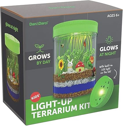Light-Up Terrarium Kit for Kids - STEM Activities Science Craft Kits - Kids Crafts Gifts for Kids... | Amazon (US)