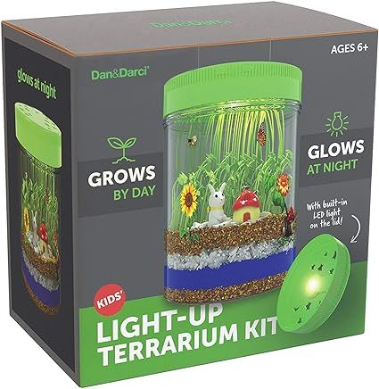 Light-Up Terrarium Kit for Kids - STEM Activities Science Craft Kits - Kids Crafts Gifts for Kids... | Amazon (US)